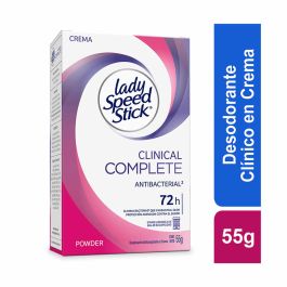 Desodorante En Crema Lady Speed Stick Clinical Complete Antibacterial