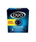 Preservativo Duo Lubricado Pague 2 Lleve 3 Unidades