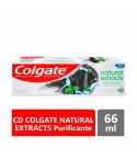 Crema Dental Colgate Natural Extracts Purificante Carbón Activado x 66ml