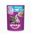 Alimento Húmedo Para Gato Whiskas Adulto Mayor A 1 Año Sabor A Filetes De Atún x 85gr