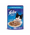 Alimento Húmedo Para Gato Félix Classic Purina Con Pescado Blanco x 85gr