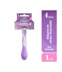 Maquina Desechable Shick Quattro 4 Women Piel Sensible x Unidad