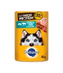 Alimento Húmedo Para Perro Pedigree Adulto Sabor A Filetes De Cerdo Y Res x 85gr