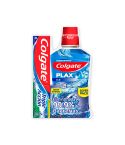 Enjuague Bucal Colgate Plax Ice x 500ml + Crema Triple Acción x 60ml
