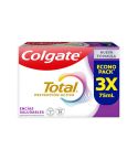 Crema Dental Colgate Total Prevención Activa X 75ml X 3 Unidades Econopack