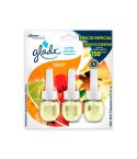 Repuesto De Ambientador Glade Aceite Natural Aroma Abrazos De Vainilla x 21ml x 3 Unidades