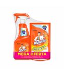 Limpiador Líquido Quitagrasa Mr. Musculo Cocina Pistola x 500ml + Doypack x 500ml