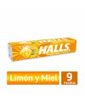 Barra De Halls Limón Y Miel x 25.2gr x 9 Pastillas