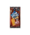 Galletas Club Social Sabores Jamón Ahumado X 24gr X 6 Unidades