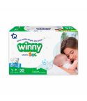 Pañales Winny Ultratrim Sec Etapa 1 x 30 Unidades + 20 Toallitas