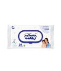 Toallitas Húmedas Winny Con Aloe Vera x 24 Unidades