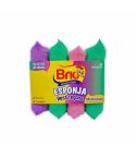 Esponja Brío Restregona Multiusos x 4 Unidades
