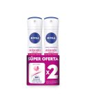 Desodorante En Aerosol Nivea Women Aclarado Satín x 150ml x 2 Unidades