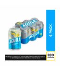 Cerveza Águila Light Lata x 330ml x 6 Unidades