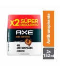 Desodorante Axe 152m 2u Spray Sec Dar/te