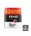 Desodorante En Aerosol Axe 72H Epic Fresh x 152ml x 2 Unidades Súper Descuento