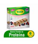 Barras De Cereal Tosh Sabor A Yogurt Griego x 27gr x 6 Unidades