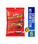 Chocolatina Jet Wafer 132g 6u Vainilla