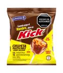 Chupeta Masticable Kick Colombina Sabor A Caramelo, Chocolate Y Maní x 288gr x 12 Unidades