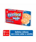 Galleta Festival 403g 12u Vainilla