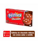 Galleta Festival 403g 12u Chocolate