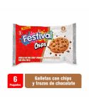 Galleta Festival 240g 6u Chips