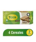 Galletas Tosh Multicereal Con Trigo Fusión De Cereales 4 Cereales x 388gr x 2 Tacos