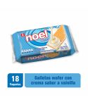 Galletas Wafer Noel Sabor A Vainilla x 24gr x 18 Paquetes