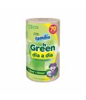 Toallas De Cocina Multiusos Familia Green Doble Hoja Rollo X 70 Toallas