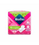 Toallas Femeninas Nosotras Natural Invisible Clásica Tipo Tela Algodón x 10 Unidades