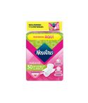 Toallas Femeninas Nosotras Natural Invisible Clásica Tipo Tela Algodón x 30 Unidades