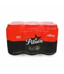 Cerveza Pilsen Lata x 330ml x 6 Unidades