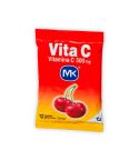 Vitaminas Vita C MK Sabor A Cereza Sobre x 12 Unidades Masticables