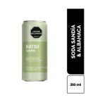 Soda Hatsu Sabor A Sandía Y Albahaca Lata X 310ml