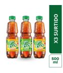 Bebida De Té Mr. Tea Sabor A Limón Pet x 500ml x 3 Unidades