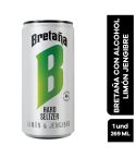Aperitivo Bretaña Hard Seltzer Sabor A Limón Y Jengibre Lata x 269ml