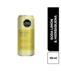 Soda Hatsu Sabor A Limón Y Hierbabuena Lata X 310ml