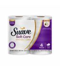 Papel Higiénico Suave Soft Care Triple Hoja Aroma Karité x 4 Unidades x 28mts