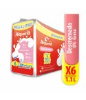 Leche Alquería Descremada 0% Grasa Bolsa x 1100ml x 6 Unidades