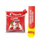 Crema De Leche Alquería Semientera Uht Doypack x 400gr