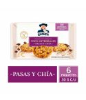 Galleta Quaker 180g 6u Avena/pasas
