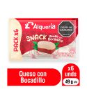 Snack De Queso Con Bocadillo Alquería X 49gr X 6 Unidades