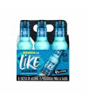 Aperitivo Like Ice Cooler Sabor A Vodka Y Mora Azul Pet X 300ml X 6 Unidades