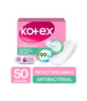 Protectores Kotex Diarios Antibacterial x 50 Unidades