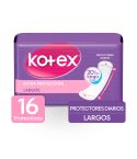Protectores Kotex Diarios Extraprotección Largos x 16 Unidades
