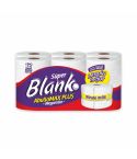 Papel Higiénico Súper Blanko Max Suavecito Triple Hoja X 12 Unidades