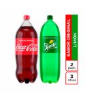 Bebida Gaseosa Coca Cola Sabor Original Pet x 3000ml + Sprite Pet x 3000ml