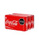 Bebida Gaseosa Coca Cola Sabor Original Lata X 269ml X 6 Unidades