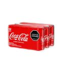 Bebida Gaseosa Coca Cola Sabor Original Lata X 269ml X 12 Unidades