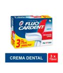 Crema Dental Fluocardent Prevención Caries Menta x 75ml x 3 Unidades